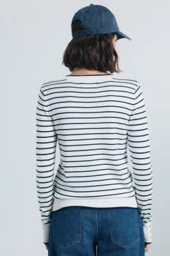 Springfield Jersey fino botones puños nude Online