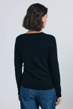 Springfield Jersey fino botones puños negro Clearance