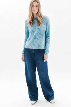 Caroll Jersey flores Azul