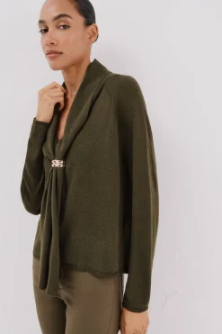 Cortefiel Jersey foulard aro Verde Discount