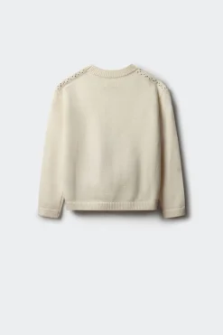 Springfield Kids Jersey hombros descubiertos niña marfil Sale