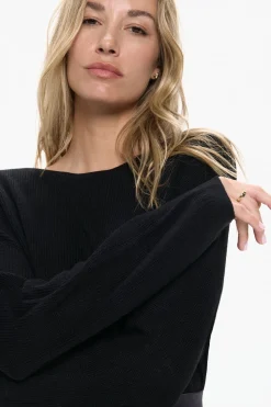 Vero Moda Jersey hombros descubiertos Marr&oacute;n oscuro Outlet