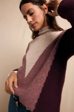 Slowlove Jersey intarsia Beige Online