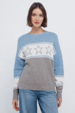 Springfield Jersey intarsia estrellas estampado Outlet