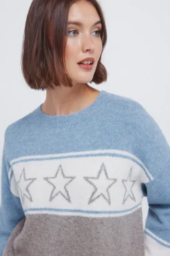 Springfield Jersey intarsia estrellas estampado Outlet