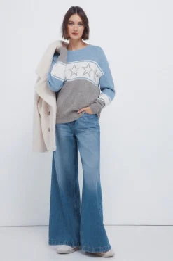 Springfield Jersey intarsia estrellas estampado Outlet