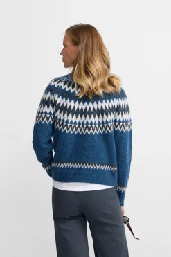 Silbon Jersey jacquard Azul Discount