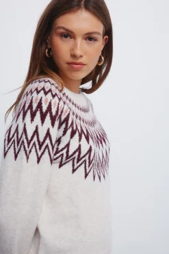 Springfield Jersey jacquard cenefas nude Clearance