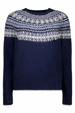 Cortefiel Jersey jacquard posicional Azul marino