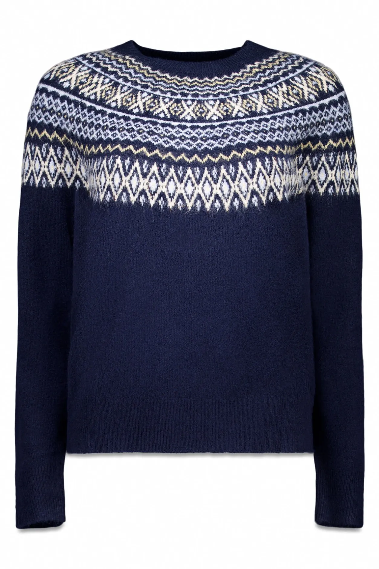 Cortefiel Jersey jacquard posicional Azul marino