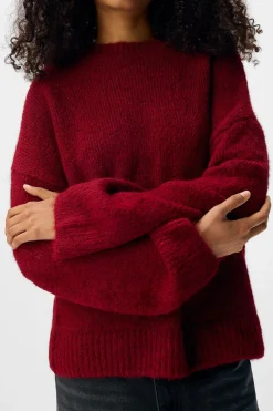 Object Jersey lana cuello redondo Rojo Online