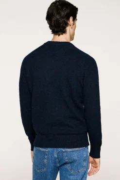 Selected Jersey lana y alpaca Azul marino Online