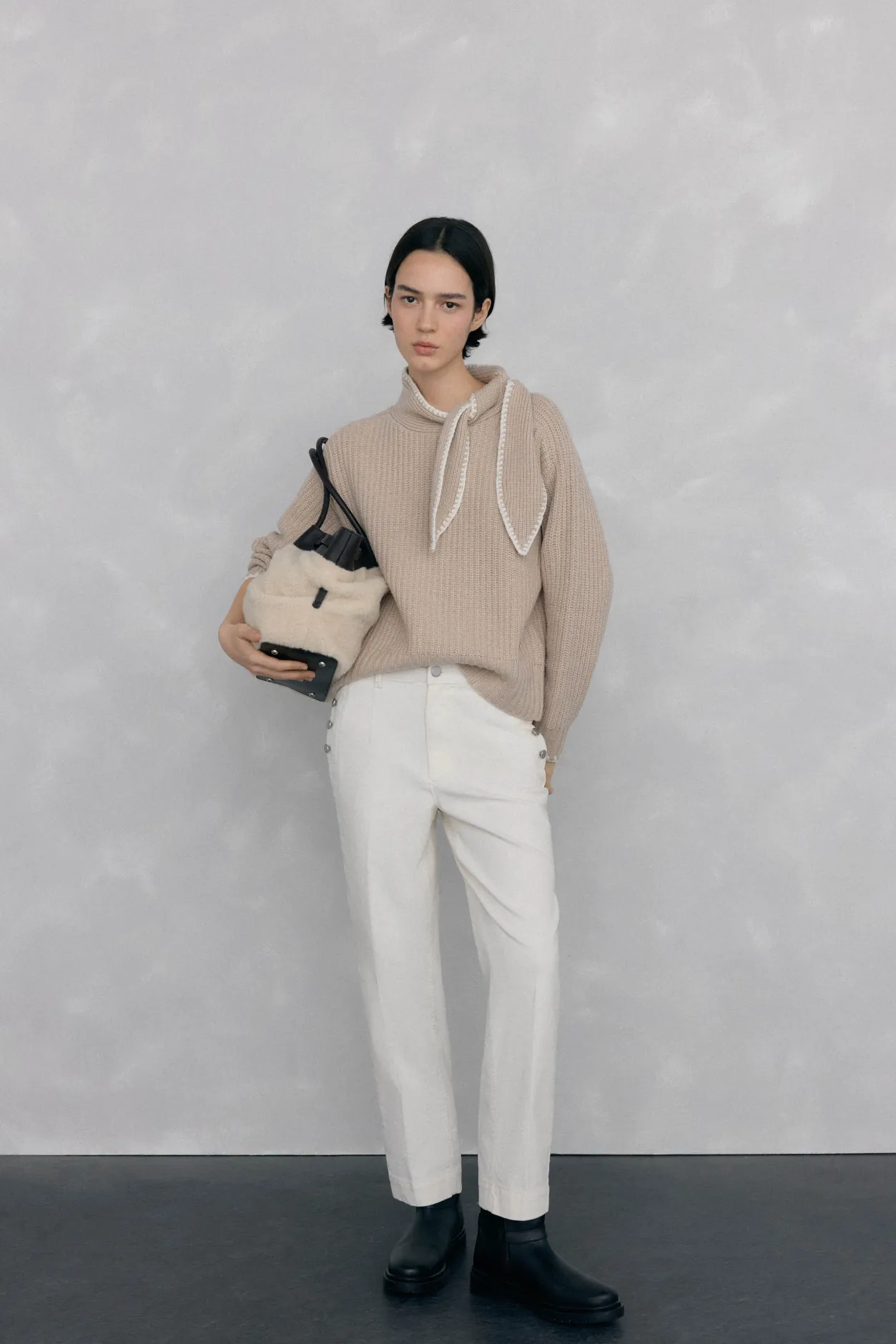 Pedro del Hierro Jersey lazada cuello Verde