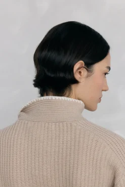 Pedro del Hierro Jersey lazada cuello Verde