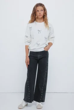 Springfield Kids Jersey lazos niña marfil Online