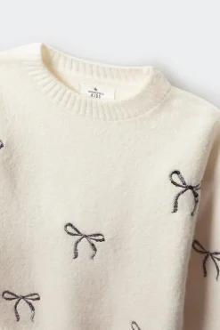 Springfield Kids Jersey lazos niña marfil Online