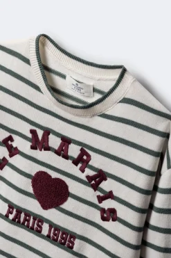 Springfield Kids Jersey “Le Marais” Corazón niña verde Online