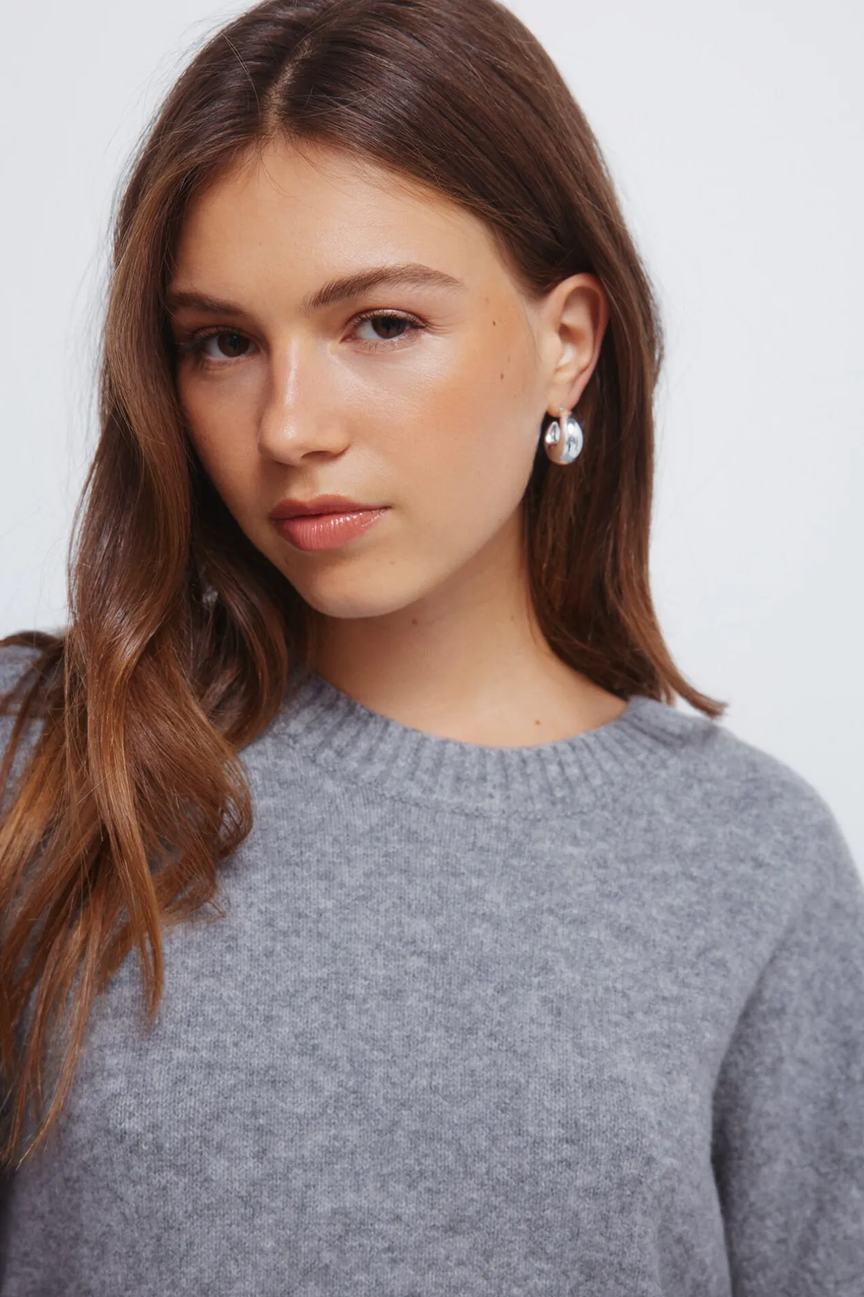 Springfield Jersey liso cuello redondo burdeos Sale