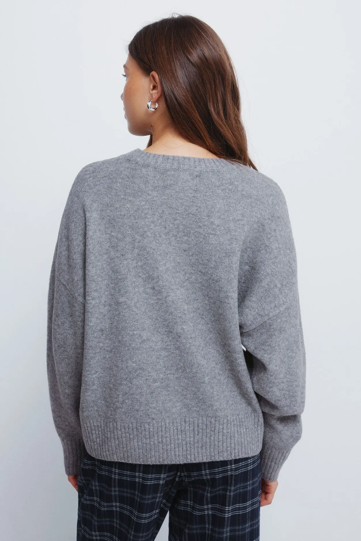 Springfield Jersey liso cuello redondo burdeos Sale