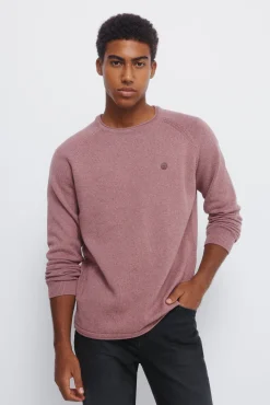 Springfield Jersey liso cuello rulo fucsia Best