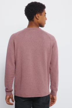 Springfield Jersey liso cuello rulo fucsia Best