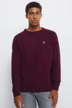 Springfield Jersey liso cuello rulo burdeos Best