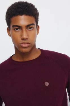 Springfield Jersey liso cuello rulo burdeos Best