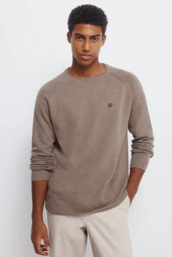 Springfield Jersey liso cuello rulo nude Hot