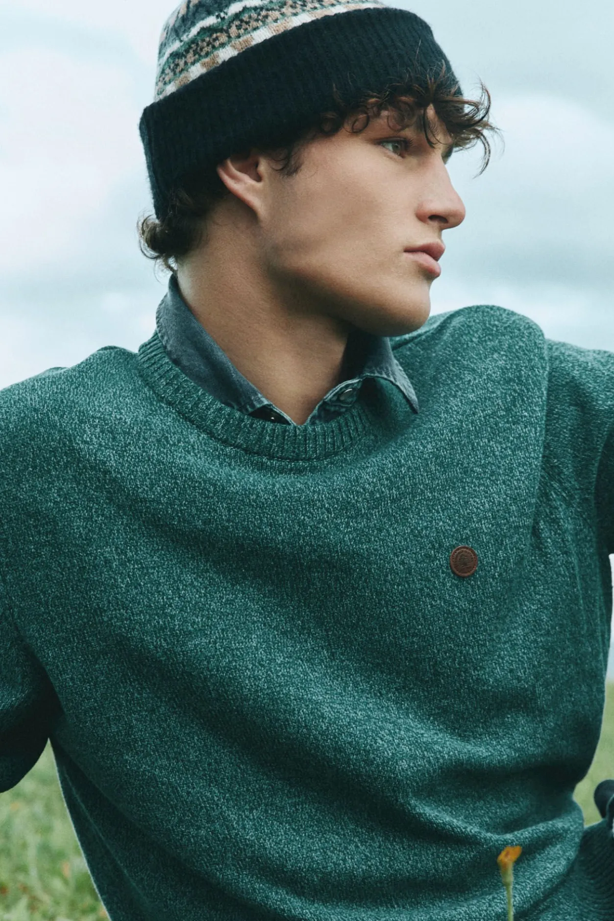 Springfield Jersey liso fantasía torzal azul Outlet