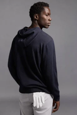 Pedro del Hierro Jersey logo con capucha golf Azul Outlet