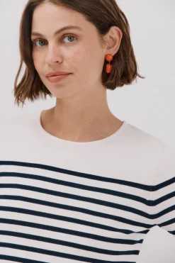 Cortefiel Jersey manga corta Estampado azul Outlet