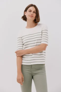 Cortefiel Jersey manga corta Kaki