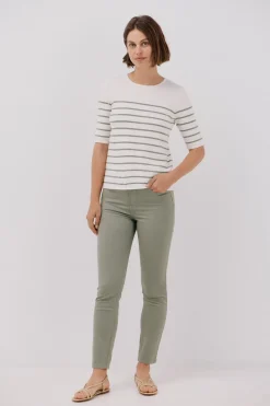 Cortefiel Jersey manga corta Kaki