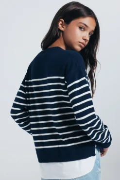 Springfield Kids Jersey marinero niña azul Discount