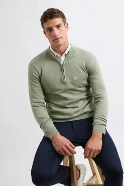 Williot Jersey Media Cremallera Kaki Outlet