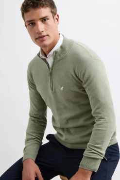 Williot Jersey Media Cremallera Kaki Outlet