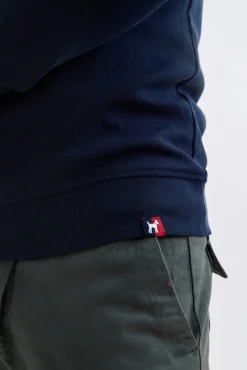 Williot Jersey Media Cremallera Contraste Azul marino Discount