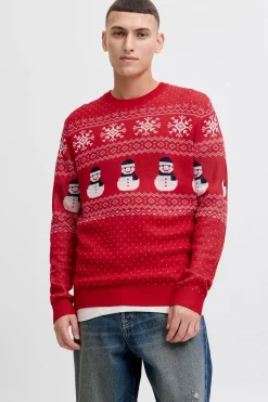 Jack & Jones Jersey navideño rojo Best