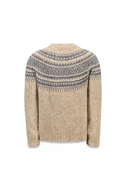 OOTO Jersey navideño jacquard cuello caja Beige Best