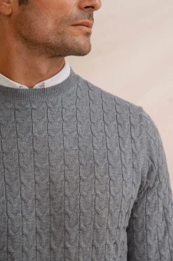 Celopman Jersey Nudos Cuello Caja azul Outlet