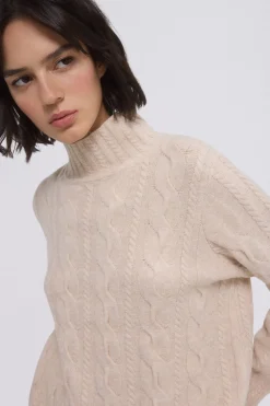 Pedro del Hierro Jersey ochos all over Beige