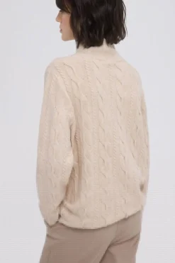 Pedro del Hierro Jersey ochos all over Beige