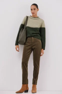 Cortefiel Jersey ochos contraste Verde Online