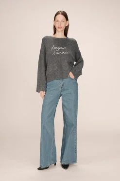 Grace & Mila Jersey oversize Gris Clearance