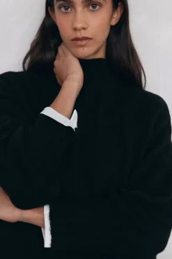 Pedro del Hierro Jersey oversize perkins Negro Sale