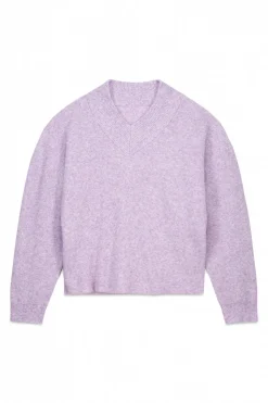 Slowlove Jersey perlado pico Lila