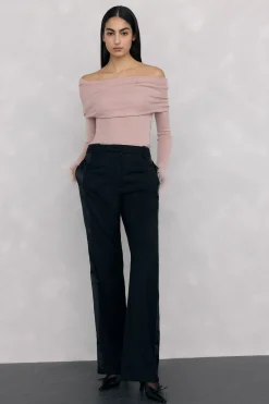 Pedro del Hierro Jersey plumas puño Rosa Outlet