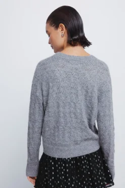 Springfield Jersey pointelle lurex gris Best