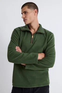 Williot Jersey Polar Media Cremallera Kaki