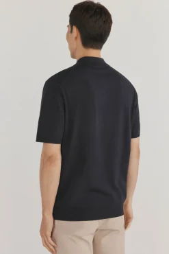 Pedro del Hierro Jersey polo premium manga corta algodón Azul Sale